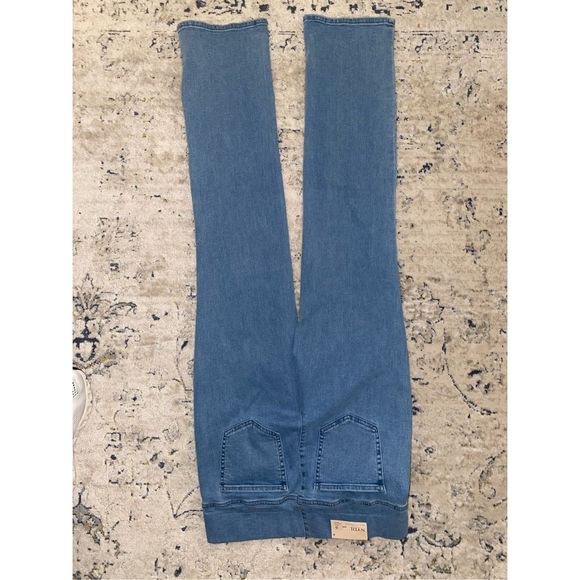 NYDJ NWT Pull-On Straight Belle Isle Blue Jeans Stretch Pants, Size 4, MSRP $119 - Picture 8 of 15